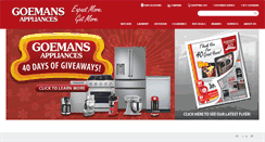 Desktop Screenshot of goemans.com