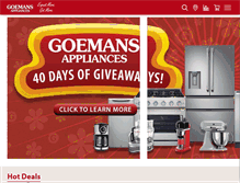 Tablet Screenshot of goemans.com